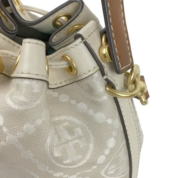 Tory Burch Mini T Monogram Bucket Bag - Picture 6 of 14